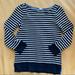 J. Crew Tops | J. Crew Navy And White Striped Shirt Size Small | Color: Blue/White | Size: S