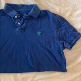 American Eagle Outfitters Shirts | American Eagle Polo | Color: Blue/Green | Size: L