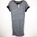 J. Crew Dresses | J. Crew Ruched Knit Dress. Size Small | Color: Blue/Gray | Size: S