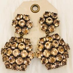 Anthropologie Jewelry | Anthropologie Honeycomb Earrings Copper-Bronze Col | Color: Gold | Size: Os