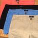 American Eagle Outfitters Shorts | American Eagle Khaki Short Bundle | Color: Black/Blue/Pink/Tan | Size: 8