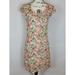 Free People Dresses | Free People Floral Sheath Dress Size S | Color: Cream/Red | Size: S