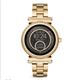 Michael Kors Jewelry | Michael Kors Sofia Pave Gold-Tone Smartwatch | Color: Gold | Size: Os