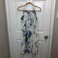 Anthropologie Dresses | Holding Horses Tie Dye Coverup | Color: Blue/White | Size: Lp