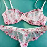 Victoria's Secret Intimates & Sleepwear | Lingerie Set | Color: Pink/Red | Size: Various