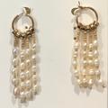 Zara Jewelry | Last Chance Natural Pearl Ear. | Color: Gold/White | Size: Os