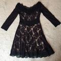 Free People Dresses | Free People Lace Dress. | Color: Black | Size: Xs