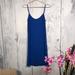 J. Crew Dresses | J. Crew Royal Blue Slip Dress Spaghetti Straps Xxs | Color: Blue | Size: Xxs