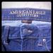 American Eagle Outfitters Jeans | Aeo Slim Straight Extreme Flex Jeans | Color: Blue | Size: 30