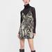 Zara Dresses | Animal Print Dress | Color: Black/Gray | Size: S