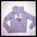 American Eagle Outfitters Tops | American Eagle Outfitters Gray Hoodie | Color: Gray/Pink | Size: S