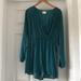 Urban Outfitters Dresses | Aqua Uo Satin Romper | Color: Blue/Green | Size: L