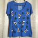 Disney Tops | Disney Store Mickey Mouse Top Xl | Color: Blue | Size: Xl