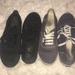 Vans Shoes | 2 Pairs Of Vans Size 10 | Color: Black/Blue | Size: 10