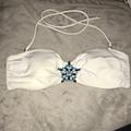 Victoria's Secret Swim | Bikini Top | Color: Blue/White | Size: L