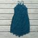 Free People Dresses | Intimately Free People Lace Dress Sz Small Teal | Color: Green | Size: S