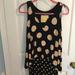 Anthropologie Dresses | Anthropologie Polka Dot Sleeveless Dress | Color: Black/Tan | Size: Xs