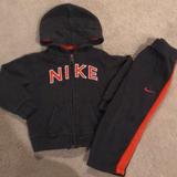 Nike Matching Sets | Boys Nike Sweatsuit | Color: Gray/Orange | Size: 24mb