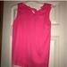 J. Crew Tops | J. Crew Hot Pink Bow Back Tank | Color: Pink/Tan | Size: 4