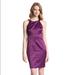 Jessica Simpson Dresses | Jessica Simpson Violet Satin Halter Dress 6 | Color: Purple | Size: 6