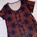 Lularoe Tops | Lularoe Classic T Cats Meow Kitty New L | Color: Blue/Orange | Size: L