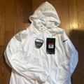 Nike Jackets & Coats | Nike Women’s White Nike Golf Wind Jacket | Color: White | Size: L