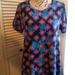 Lularoe Dresses | Lularoe Carly Dress Nwt - High Low Hem | Color: Black/Blue | Size: S