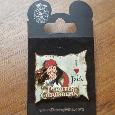 Disney Jewelry | Last Chance Rare Pirates Of The Caribbean 3d Jack Disney Pin | Color: Gold | Size: Os