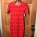 Lularoe Dresses | Lularoe Julia Xs Dress Nwt | Color: Orange | Size: Xs