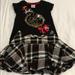 Disney Matching Sets | Girls Plaid Disney Minnie Mouse Outfit | Color: Black | Size: 5/6