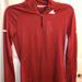 Adidas Tops | Adidas Response Climalite Half Zip | Color: Red/Silver | Size: Xs