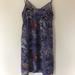 American Eagle Outfitters Dresses | Aeo American Eagle Size 00 Floral Mini Dress | Color: Purple | Size: 00