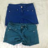 American Eagle Outfitters Shorts | American Eagle Denim Shorts Bundle | Color: Blue/Green | Size: 00