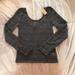 American Eagle Outfitters Tops | American Eagle Long Sleeve Cut Out Top Grey Small | Color: Gray | Size: S