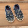 Michael Kors Shoes | Michael Kors Denim Lil Tasha Toddler Slip Ons | Color: Blue/Gold | Size: 7bb
