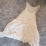 Free People Dresses | Free People Lace Trapeze Tunic Dress In Off White | Color: Cream/White | Size: Xs