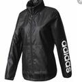 Adidas Jackets & Coats | Adidas Hooded Rain Coat Size Medium | Color: Black | Size: M