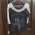Free People Tops | Free People | We The Free Texas T-Shirt | Color: Blue/Gray | Size: S