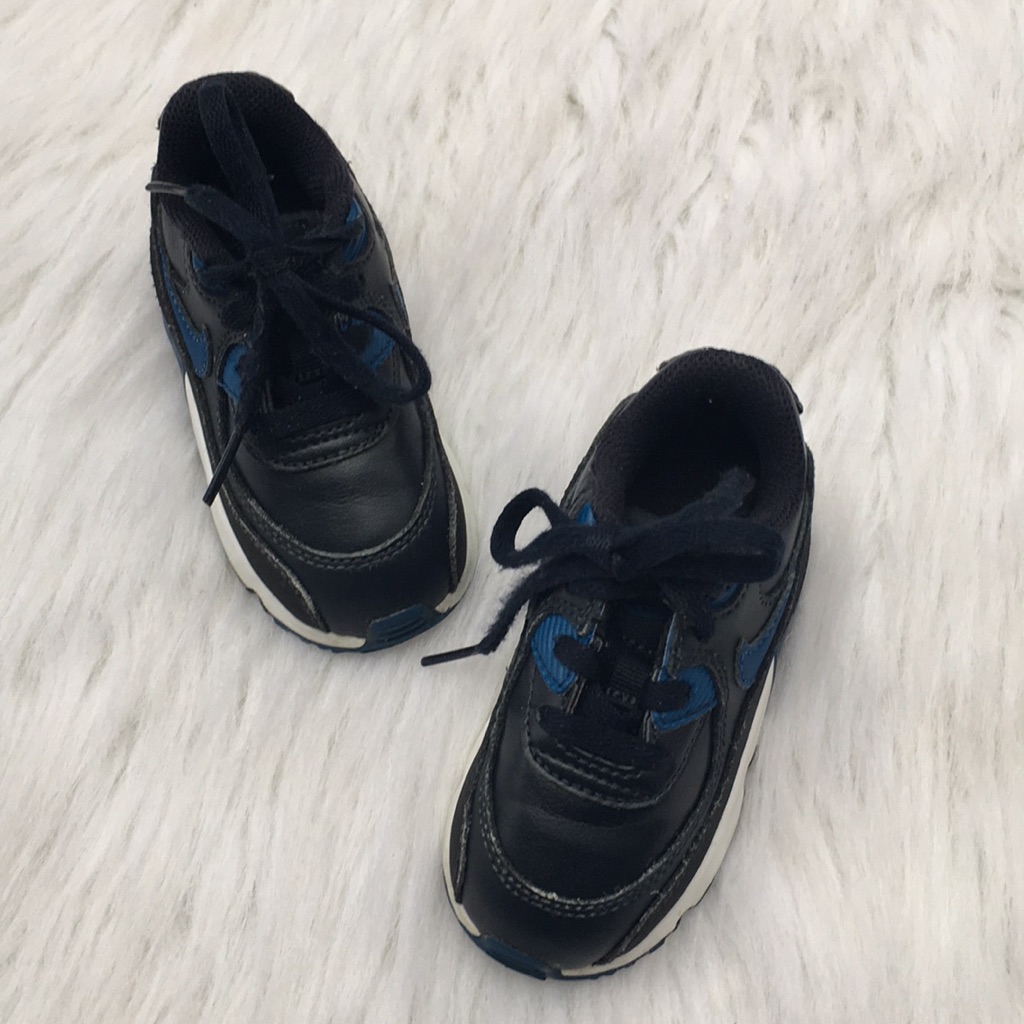 Nike Shoes | Baby/Toddler Nike Air Max Tennis Shoes | Color: Black/Blue | Size: 6c