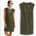 J. Crew Dresses | J. Crew Linen Sleeveless Shift Dress Size 2 | Color: Gold/Green | Size: 2