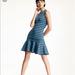 Michael Kors Dresses | Michael Kors Collection Stripe Flounce Dress | Color: Blue | Size: M