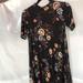 American Eagle Outfitters Dresses | American Eagle Outfitters Black Floral Dress | Color: Black/Yellow | Size: S