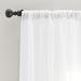 Linen Sheer Drapery Panel - White, 50"W x 96"L - Ballard Designs White 50"W x 96"L - Ballard Designs