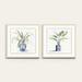 Chinoiserie Plant Art - Print II, 28" x 28" - Ballard Designs 28" x 28" - Ballard Designs