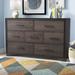 Mack & Milo™ Ardentown 7 Drawer Dresser Wood in Brown | 35.98 H x 57.99 W x 15.98 D in | Wayfair ECBD8A7D73214633ABBC176CD1E57F62