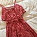 American Eagle Outfitters Dresses | American Eagle Outfitters Sun Dress | Color: Red/White | Size: Xs