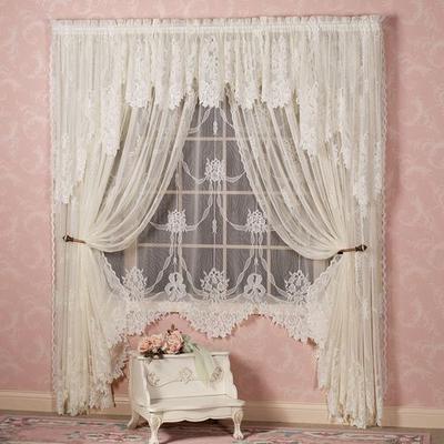 Garland Lace Tailored Panel, 56 x 63, Victorian Rose