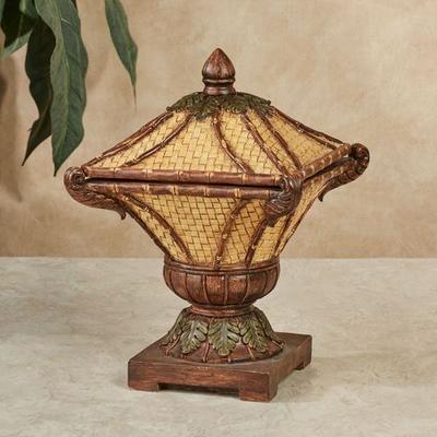 Bamboo Exotics Decorative Covered Box Natural , Natural