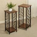 Carter Accent Tables Regal Walnut Set of Two, Set of Two, Regal Walnut