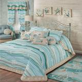 Seaview II Grande Bedspread Light Blue, Queen, Light Blue